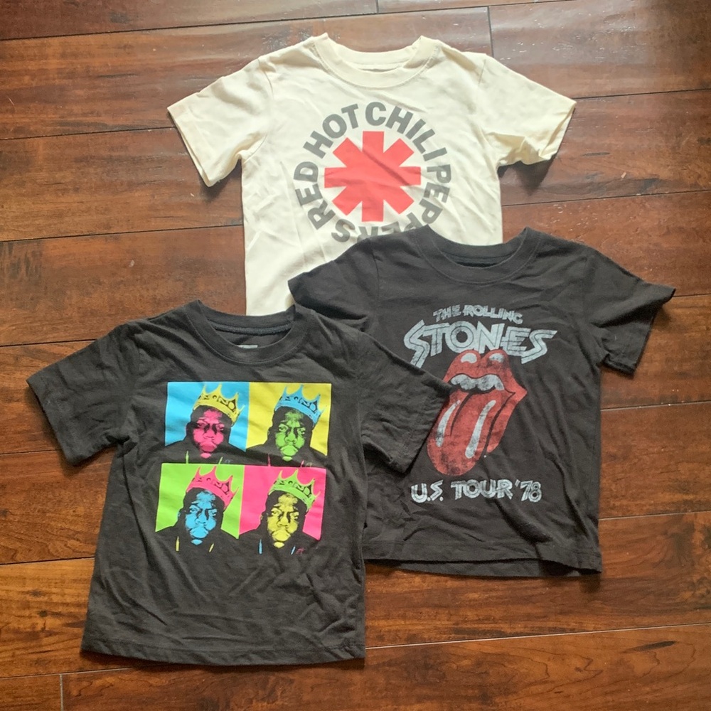 Kids Band Graphic Tee Set